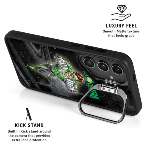 DC Comics Green Lantern Flying Action Pose Galaxy S24 FE Kickstand Case
